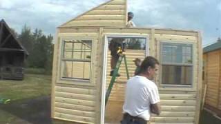 Log Cabin Kit Assembly Video [upl. by Greg]