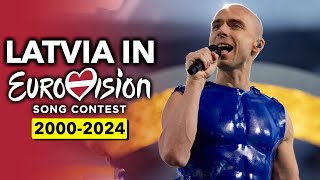 Latvia in Eurovision Song Contest 🇱🇻 2024  2000 RECAP [upl. by Chalmers845]