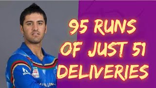 Najibullah Zadran 95 runs of 51 balls [upl. by Waylan394]