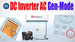 Dawlance DC Inverter AC Gen Mode Options Everything You Need to Know Complete Detail in Urdu [upl. by Anirbed]