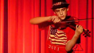 Sean playing The Star Spangled Banner on electric violin Jimi Hendrix style [upl. by Tersina808]