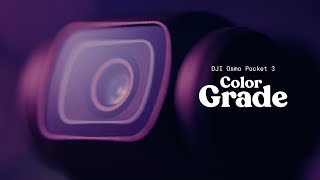 My DJI Osmo Pocket 3 cinematic color grading workflow [upl. by Tallia50]