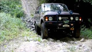 OffRoading in a 1984 Toyota Land Cruiser [upl. by Demmer871]