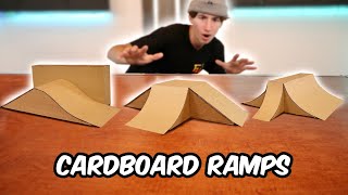 DIY Cardboard Fingerboard Ramps [upl. by Hanej]