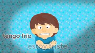 Sentimientos in Spanish Song to learn how to name the Feelings in Spanish for kids [upl. by Kellie]