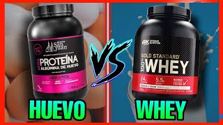 PROTEINA de ALBUMINA de HUEVO VS PROTEINA WHEY Suero de Leche ¿Cual es mejor y CUANDO usarlas [upl. by Duma261]