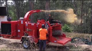 Morbark 2021 Wood Chipper Demo [upl. by Anthony]