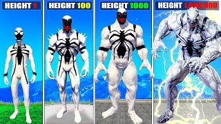 HEIGHT 1 ANTI VENOM HEIGHT 1000000000 ANTI VENOM in GTA 5 [upl. by Hillyer]