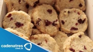 Receta para preparar galletas artesanales de arándanos sin azúcar Cocinando con Iván Millan [upl. by Ahsemat]