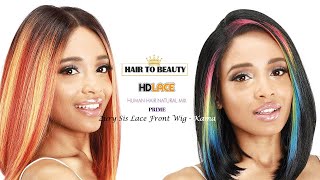 Zury Sis Lace Front Wig PMFP LACE KAMA  Hair to Beauty New Hair🙂 [upl. by Bluefarb185]