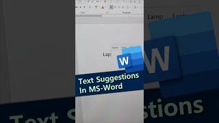 👉 Show Text Suggestions In MSWord 😎 Amazing Trick in MSWord shorts ytshorts ytviral words [upl. by Crowley]