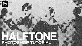 How To Create HALFTONE EFFECT  Photoshop Tutorial [upl. by Gavrilla]