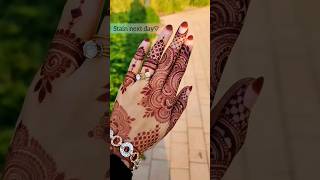 mefix tape reveal  seal your henna  henna stain reveal mehandi [upl. by Siugram226]