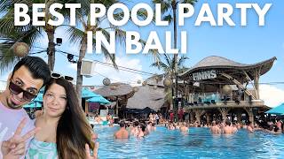 Finns Beach Club Bali  Worlds Best Beach Club  Full Tour amp Review  Best Pool Party  Bali Vlog [upl. by Boiney]