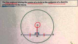 Circle Geometry Theorem 1 [upl. by Ekenna]