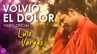 Volvió El DOLOR 😟  Luis Vargas Video Oficial [upl. by Annaitat901]