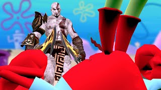 Kratos Vs Mr Krabs [upl. by Nocaed]