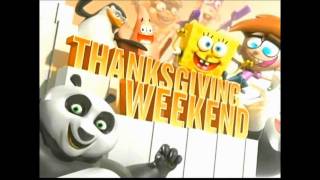 HQ Nickelodeon Thanksgiving Weekend 2011 Official Promo [upl. by Adlitam]