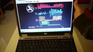 Notebook with Accelerometer as Seismometer  HP EliteBook 6930p [upl. by Florry]