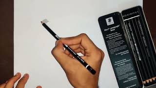 Unboxing Staedtler Mars Lumograph black pencil  Staedtler Pencils testing [upl. by Shaine]