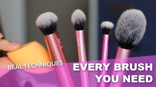 The Best Makeup Brushes from Real Techniques  Bailey B [upl. by Renato]