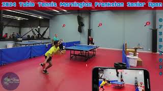 Sajith 1980 vs Alex 1886 🏓 SemiFinal Match 🏓 2024 Table Tennis Mornington Frankston Senior Open [upl. by Asiret]