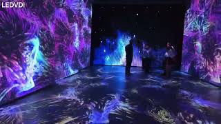 Immersive led display led video wall floor led display webwwwledvdicom whatsapp008618126257352 [upl. by Annaehr]