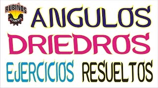 ángulos diedros  ejercicios resueltos de geometría del espacio [upl. by Rutherford]