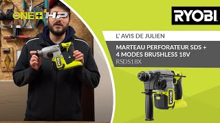 Perforateur HP RSDS18X0 RYOBI®  L’avis de Julien [upl. by Sterrett953]