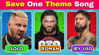 Save One Theme Song ✅ SOLO SIKOA VS ROMAN REIGNS VS JEY USO [upl. by Assirac966]