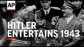 Hitler Entertains  Comedy Sequence  1943 [upl. by Aderfla998]