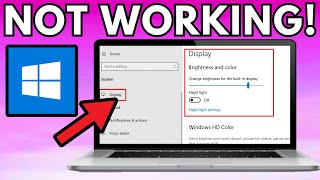 Fix Windows 11 Screen Brightness Not Working [upl. by Achilles84]