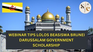 Tips Lolos Beasiswa Brunei Darussalam  Santri Cendekia Webinar [upl. by Hertha]