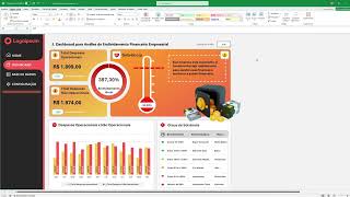 DASHBOARD PARA ANÁLISE DE ENDIVIDAMENTO FINANCEIRO  Controle Suas Saídas com DASHFIN excel [upl. by Susan]