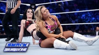 Natalya vs Paige SmackDown Aug 22 2014 [upl. by Niuq]