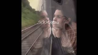 J’entends siffler le train  500 Miles  Lyrics extended Fr amp Eng version with Engsub [upl. by Lewin230]