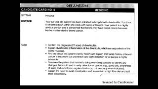 Full OET roleplay speaking practice with feeback Patient with diverticulitis [upl. by Muriah]