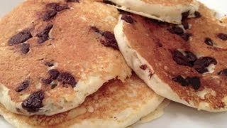 How to Make the Perfect Chocolate Chip Pancake  Pancake Breakfast [upl. by Goerke683]