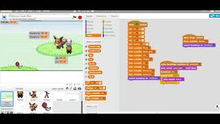 How to CREATE a Pokémon Game in Scratch Ep1 [upl. by Gere946]