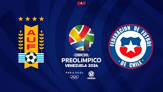 URUGUAY vs CHILE  PREOLÍMPICO VENEZUELA 2024 [upl. by Ayerim]