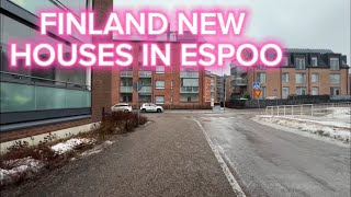 FINLAND NEW HOUSES IN ESPOO 2024 [upl. by Kcirdahc987]