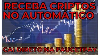 Torneira automática pagando muito Receba cryptos rápido e fácil direto na carteira da faucetpay [upl. by Mackintosh]