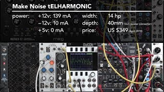 Make Noise tELHARMONIC 15 Overview Setting Up LMS EE [upl. by Artemis]