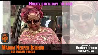 Edes Okojie Happy Birthday Madam Nekpen IgiehonMadam Budoza [upl. by Yentruocal]