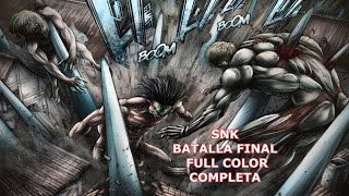 Eren vs Reiner Porco amp Pieck  Guerra de Shiganshina  Shingeki no Kyojin [upl. by Dewar]