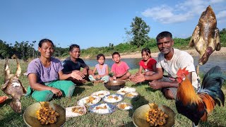 मुर्गी मार के मेरा भांजा को खिलाया  Desi Local Chicken Curry Recipe [upl. by Plusch]