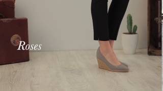 VISCATA Espadrilles — Meet Roses Pump Wedges [upl. by Andrej]