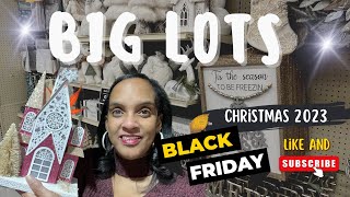 BIG LOTS BLACK FRIDAY 50 OFF CHRISTMAS Shop with Me frugalnista biglots christmas2023 [upl. by Trelu]