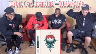 Logic Ft Eminem  Homicide REACTIONREVIEW [upl. by Annairdna]