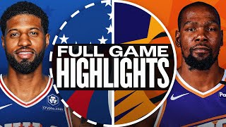 76ERS at SUNS  FULL GAME HIGHLIGHTS  November 4 2024 [upl. by Nnylecoj4]